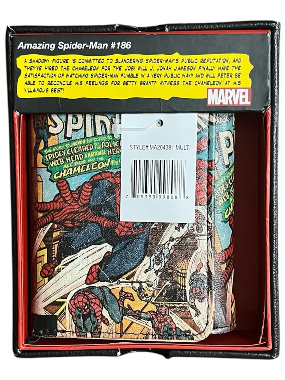 Marvel The Amazing Spider-Man #186 Limited Edition Valet Wallet NIB